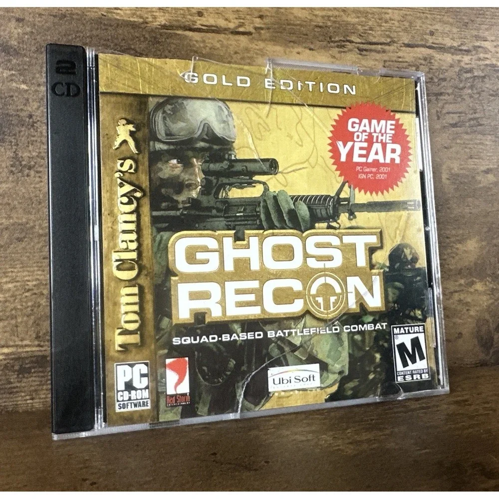 2003 Tom Clancy's Ghost Recon Gold Edition PC CD-ROM Software Ubisoft Tested
